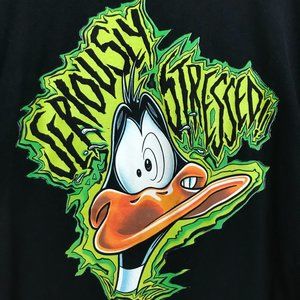 Women's L/Men's M Daffy Duck Fun PJ T-Shirt